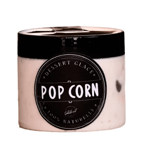 Dessert Glacé Artisanale Pop Corn : Gelato Art