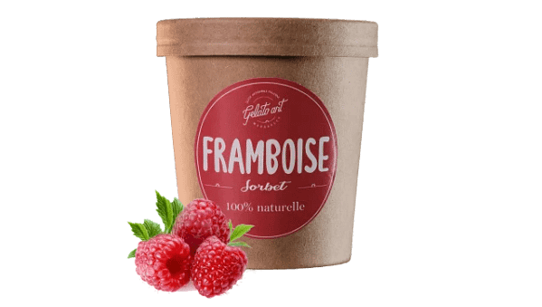 Sorbet Framboise : Gelato Art Marrakech