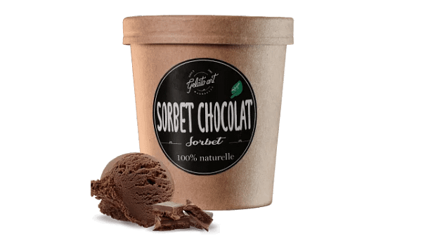 Sorbet Chocolat : Gelato Art Marrakech