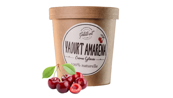 Crème Glacée Artisanale Yaourt Amarena : Gelato Art