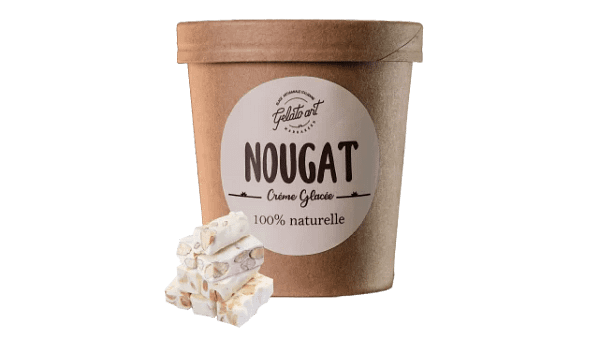 Crème Glacée Artisanale Nougat : Gelato Art Marrakech