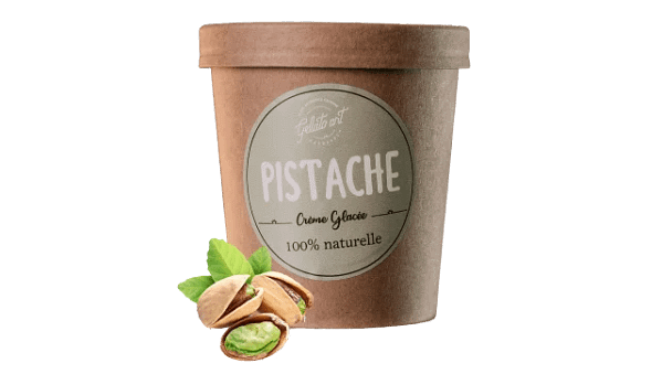 Crème Glacée Artisanale Pistache : Gelato Art Marrakech