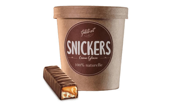 Crème Glacée Artisanale Snickers : Gelato Art Marrakech
