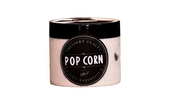Dessert Glacé Artisanale Pop Corn : Gelato Art